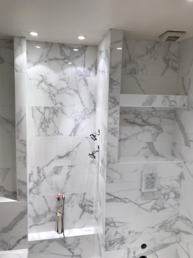 Douche en marbre
